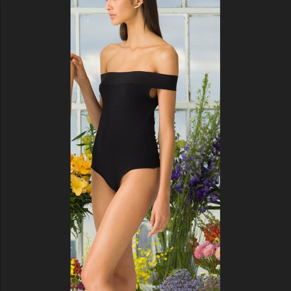 Jay Godfrey Foster Off Shoulder Bodysuit